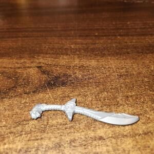 Power Rangers White Ranger Saba Sword Weapon 3" Vintage 1993 For 8” Figures